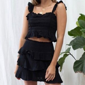 Black Two Piece Set